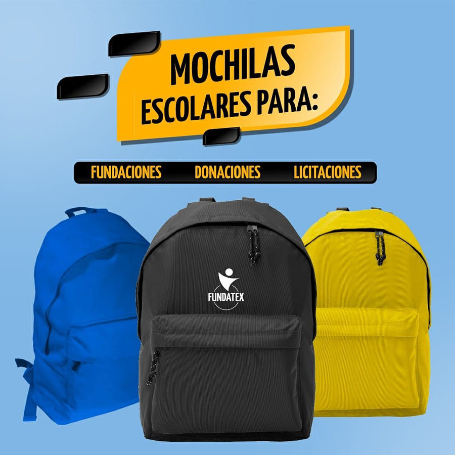 mochilas escolares personalizadas createx